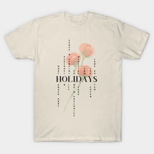 SUMMER HOLIDAYS - Jane Austen novels design T-Shirt